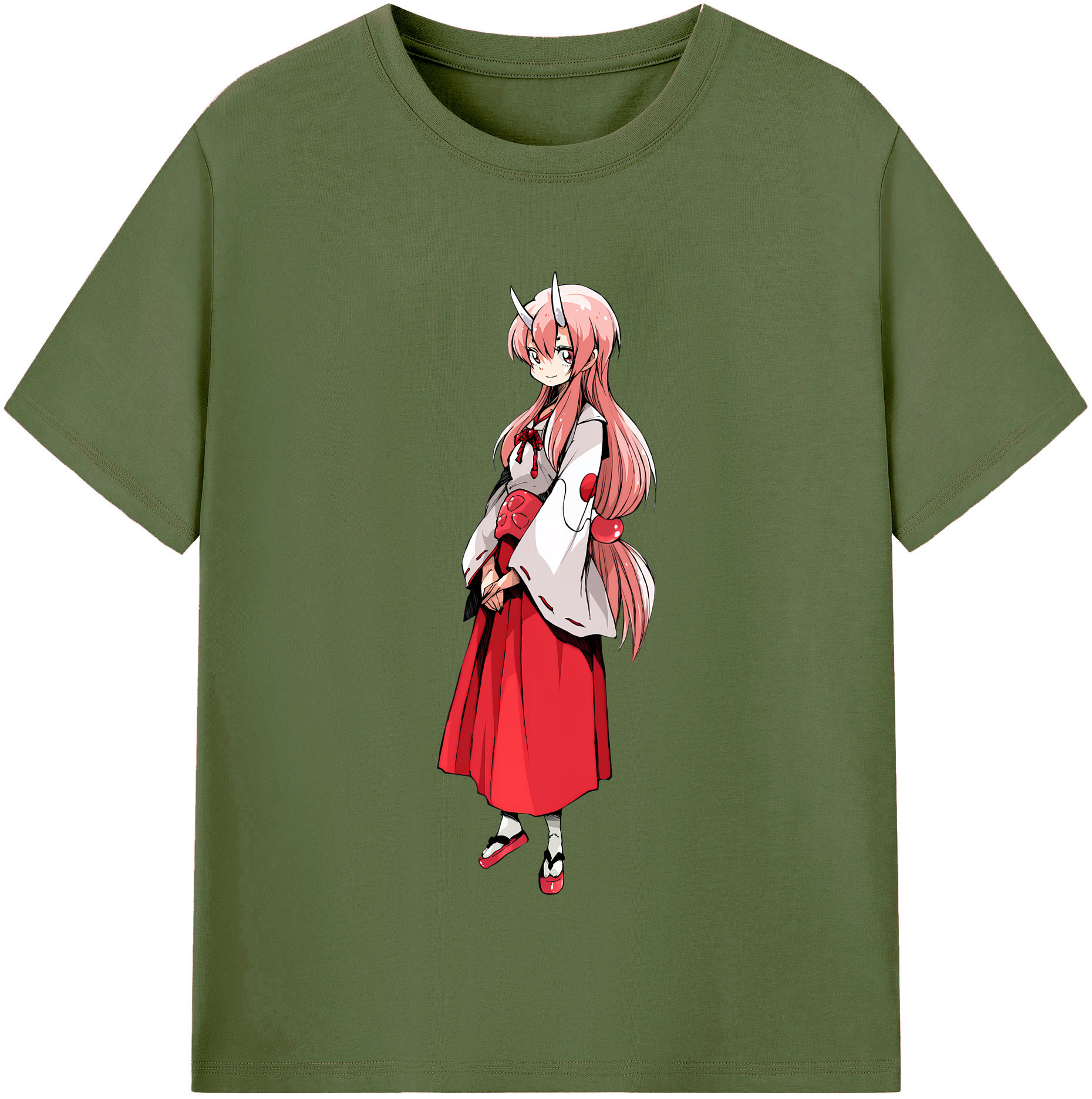 （画像用） 転スラ Regarding Reincarnated to Slime 綿100％半袖Tシャツ（フロントプリント）